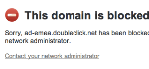 Blocked doubleclick.net add Blocked doubleclick.net add