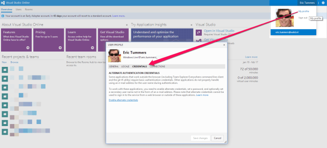 Alternate Authentication Credentials