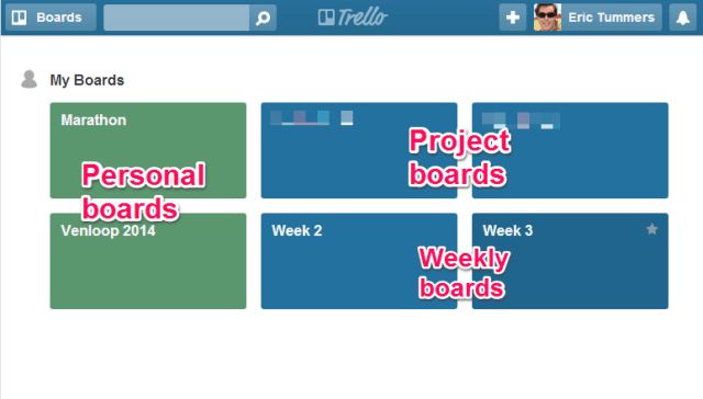 Trello boards