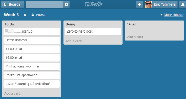 Trello week