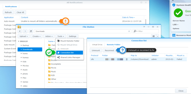 unmount.synology.with.anotation