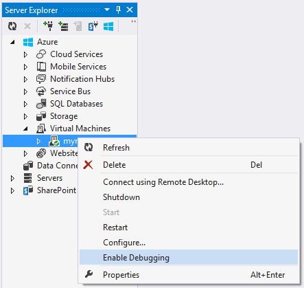 Remote debugger extension | .NET Development by Eric